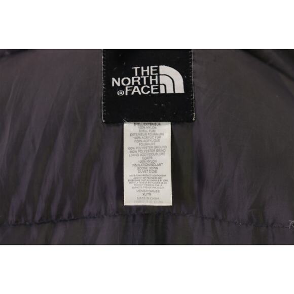 North Face Men's Green Parka Down Puffer Jacket Hyvent Hooded XL - Picture 9 of 9